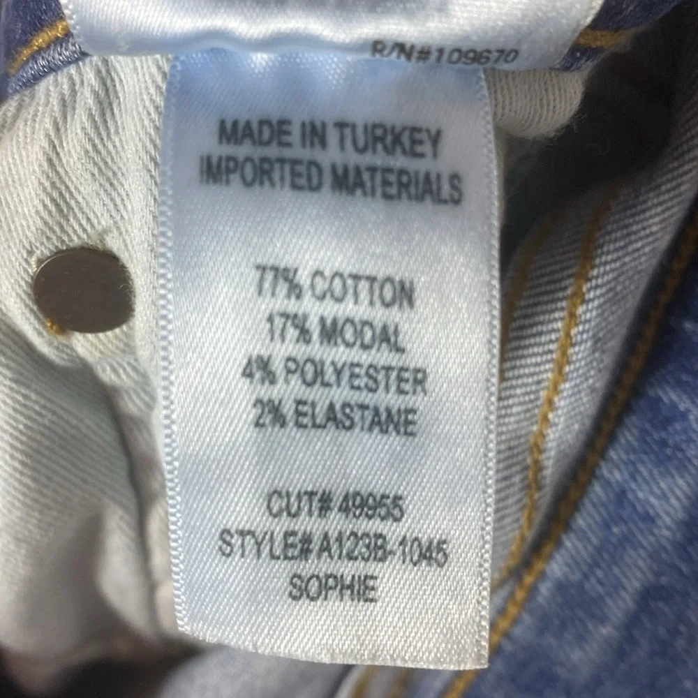 AGOLDE‎ Sophie Cropped Distressed Jeans